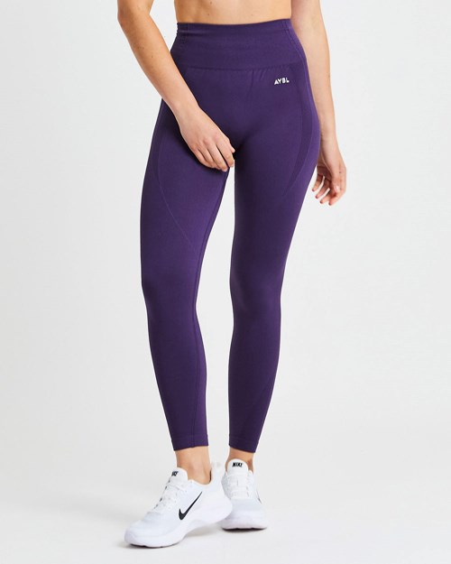AYBL Balance V2 Seamless Leggings Violette | TBHUXFO-92