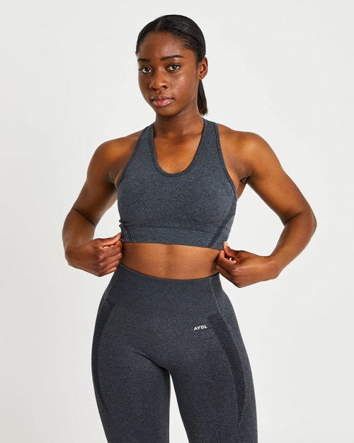 AYBL Balance V2 Seamless Sports Bra Noir | AHMBXRZ-51