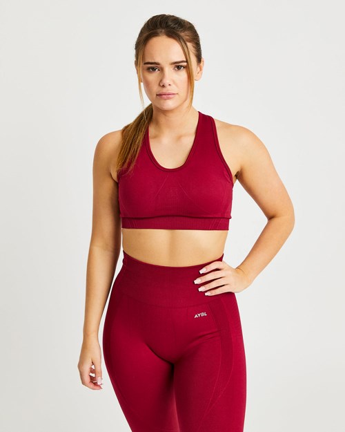 AYBL Balance V2 Seamless Sports Bra Rouge | LYJRKGM-49