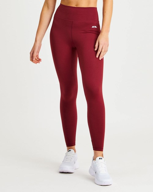 AYBL Core Leggings Mauve Wine | VOSYZJX-04