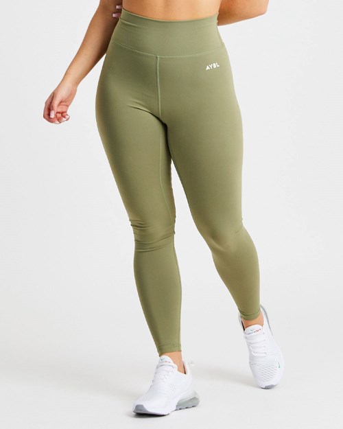 AYBL Core Leggings Vert Olive | XJMSTHP-17