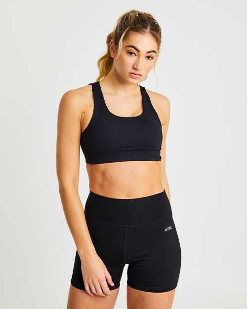 AYBL Core Sports Bra Noir | UWHGBXT-67