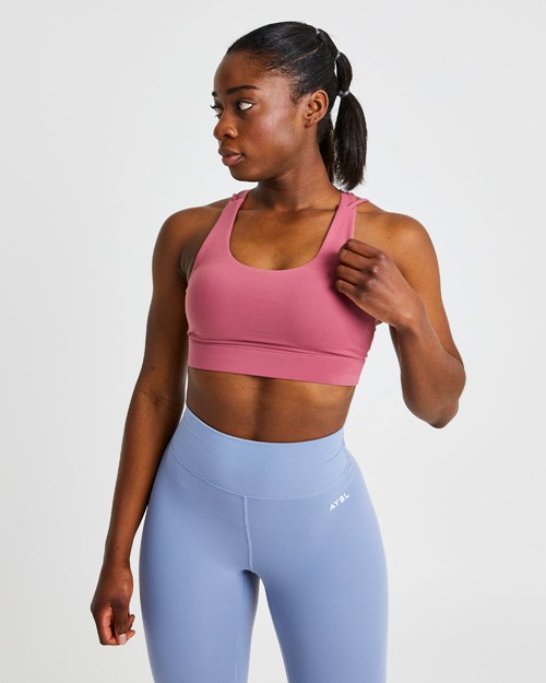 AYBL Core Sports Bra Rouge | QWYJDKZ-09