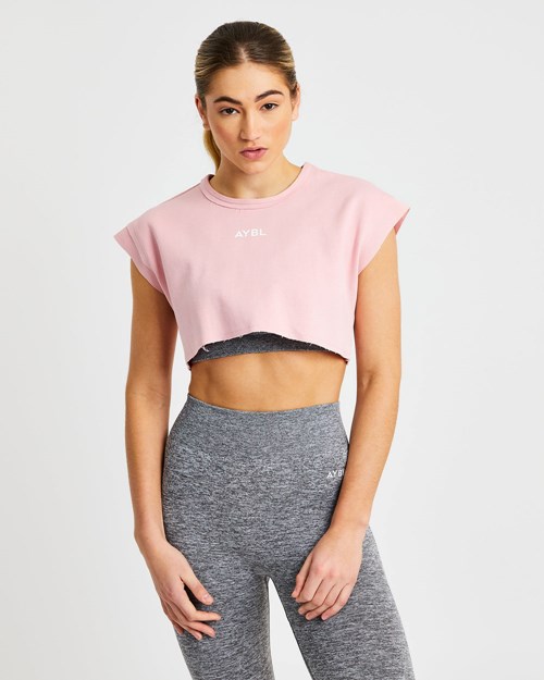AYBL Course Crop Top Rose | JFQXWPS-10