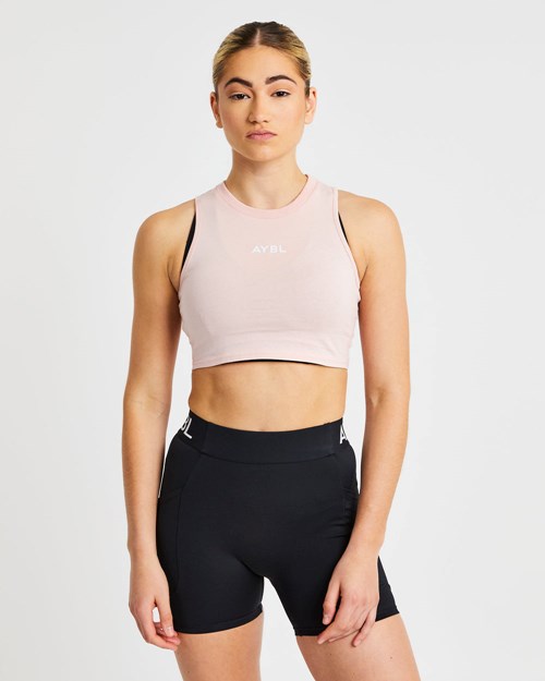 AYBL Course Crop Vest Rose | PGSQAKH-23