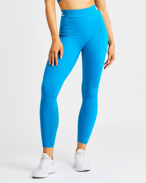AYBL Course Leggings Aqua | YXLBJHZ-01