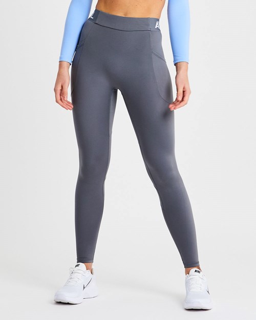 AYBL Course Leggings Grise | HNBUKQG-46