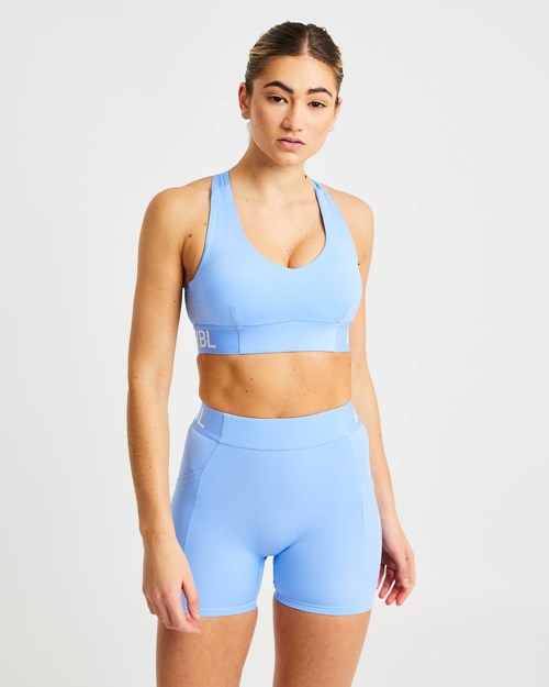 AYBL Course Sports Bra Bleu | UMBZYIF-10