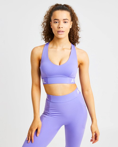 AYBL Course Sports Bra Violette | SGOMKVL-91