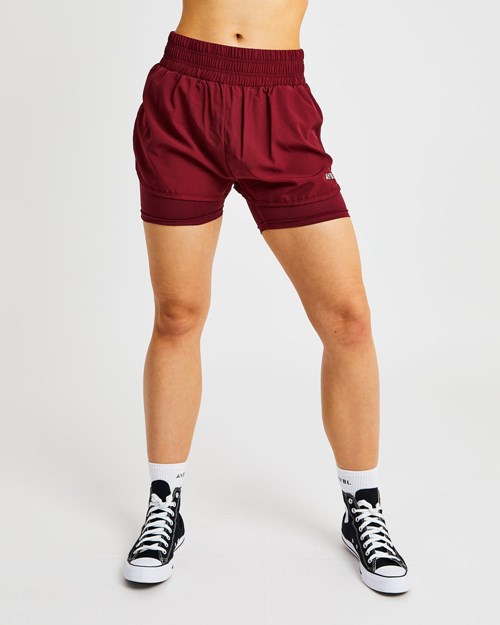 AYBL Define Shorts Wine | QPEOBIW-89
