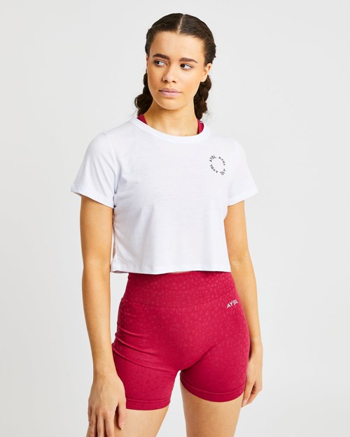 AYBL Element Crop Top Blanche | NBGETCP-03