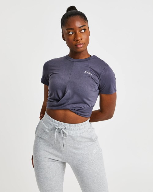 AYBL Element Twist Top Charcoal | ZLTFQXB-91