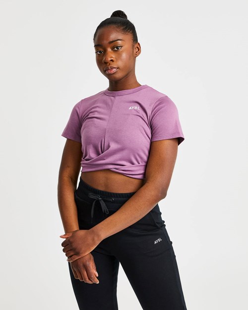 AYBL Element Twist Top Violette | WYXULEF-48