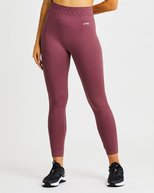 AYBL Elevate Seamless Leggings Rose | QKEGFMA-94