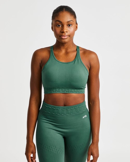 AYBL Elevate Seamless Sports Bra Vert | RMNXJUK-10
