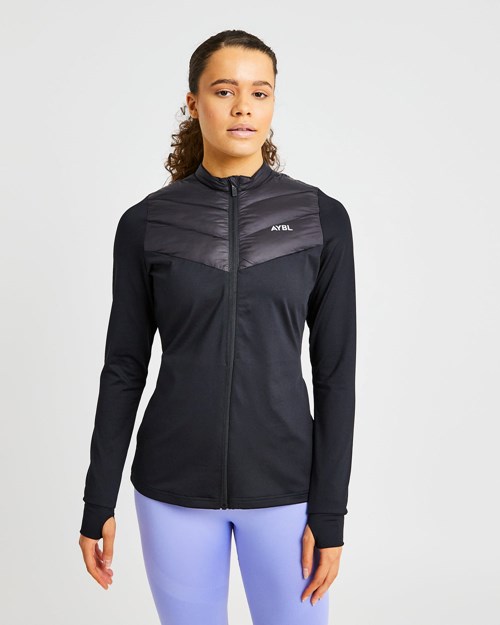AYBL Everyday 1/2 Rembourré Jacket Noir | LQDSORZ-90