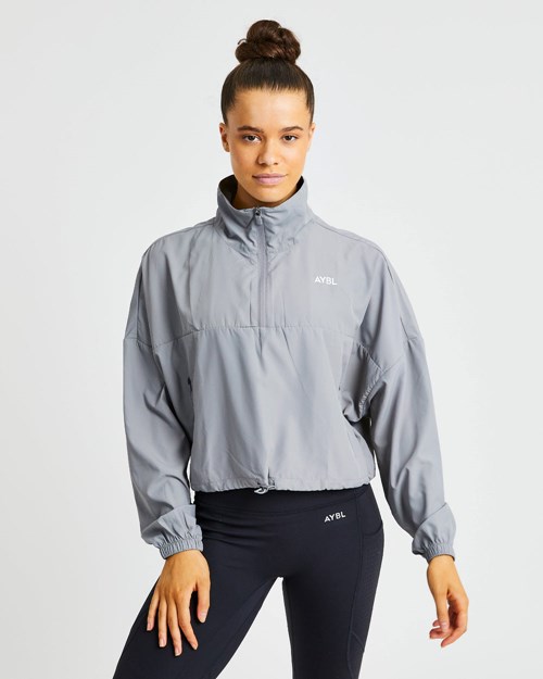 AYBL Everyday 1/2 Zip Pullover Charcoal | UIEWRTH-86