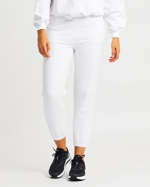 AYBL Everyday Oversized Joggers Blanche | DAKCHVE-38