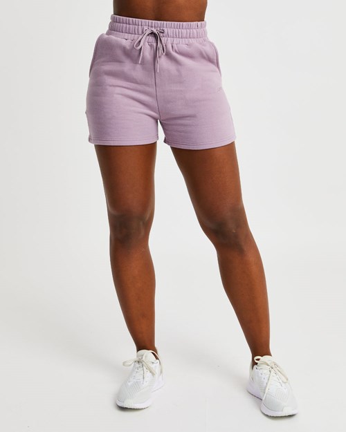 AYBL Everyday Oversized Shorts Muted Mauve | KVZGSAW-97