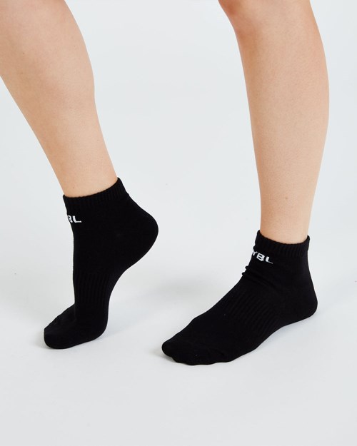 AYBL Everyday Trainer Socks (3 Pack) Noir | MLICGRB-47
