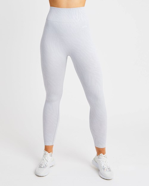 AYBL Evolve Animal Seamless Leggings Grise Clair | RUODCHW-35