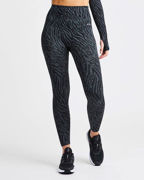 AYBL Evolve Animal Seamless Leggings Noir | IPMLZOR-20