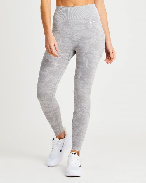 AYBL Evolve Camo Seamless Leggings Grise | YSHQNVR-05