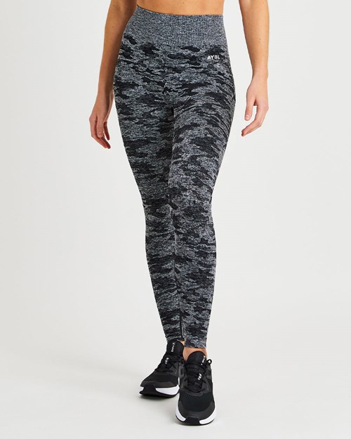 AYBL Evolve Camo Seamless Leggings Noir | LIDBFAG-83