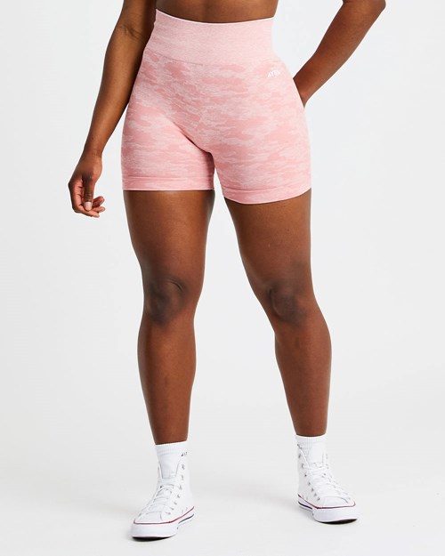 AYBL Evolve Camo Seamless Shorts Rose | FCTQYGL-80