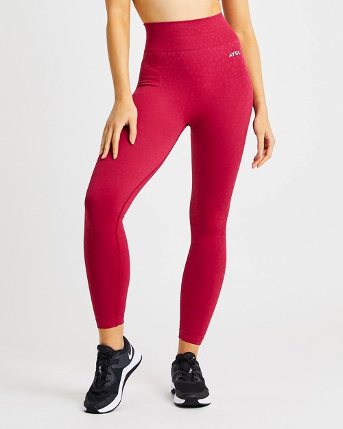 AYBL Evolve Speckle Seamless Leggings Raspberry | TRPVWZA-54