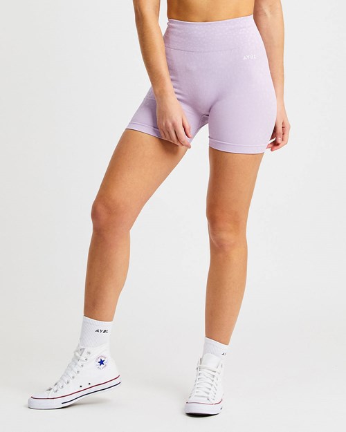 AYBL Evolve Speckle Seamless Shorts Lilac | TJNAWHO-40
