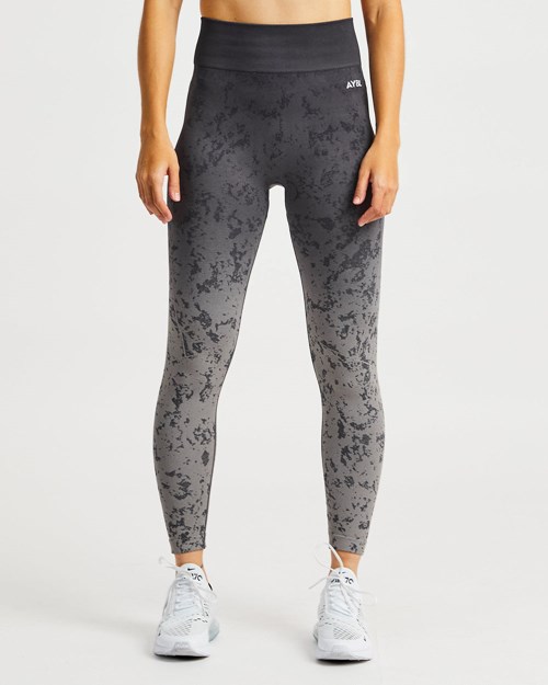 AYBL Flare Seamless Leggings Grise | UABXDER-91