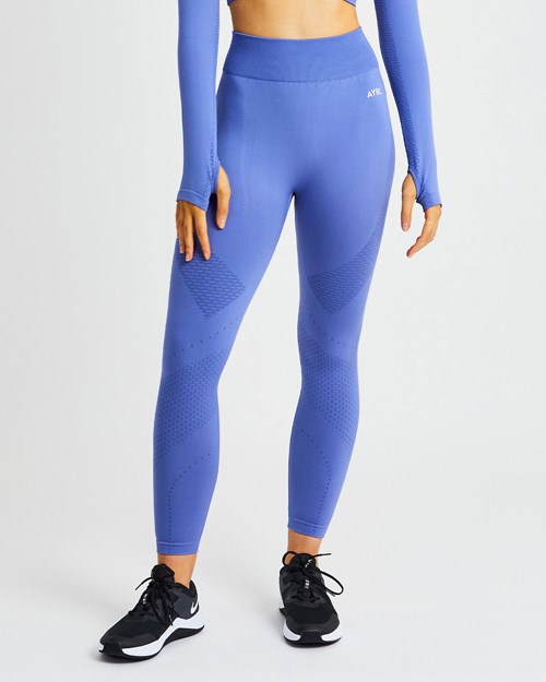 AYBL Ignite Seamless Leggings Bleu | CWAMBNZ-49