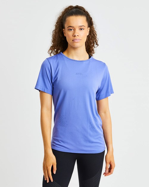 AYBL Ignite T Shirt Bleu | DRFXKMZ-58