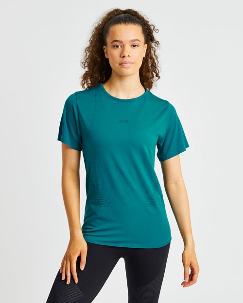 AYBL Ignite T Shirt Hyper Teal | KDELXRY-34