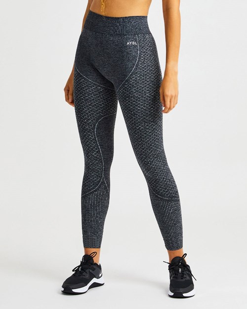 AYBL Impact Seamless Leggings Noir | FLUKXWV-47