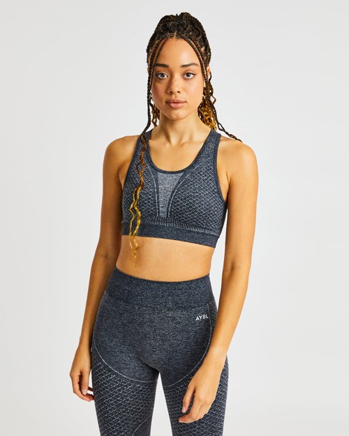 AYBL Impact Seamless Sports Bra Noir | CLPUDNH-23