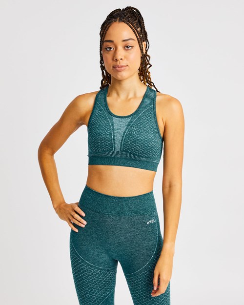 AYBL Impact Seamless Sports Bra Vert | VEZLDXI-30