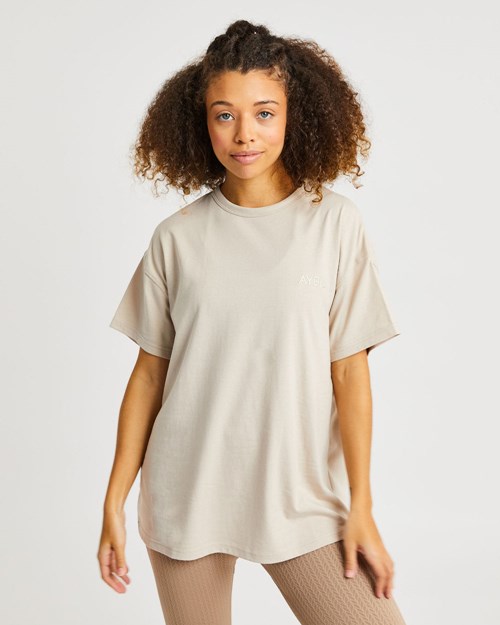 AYBL Luxe T Shirt Sable | WGTKEAN-94