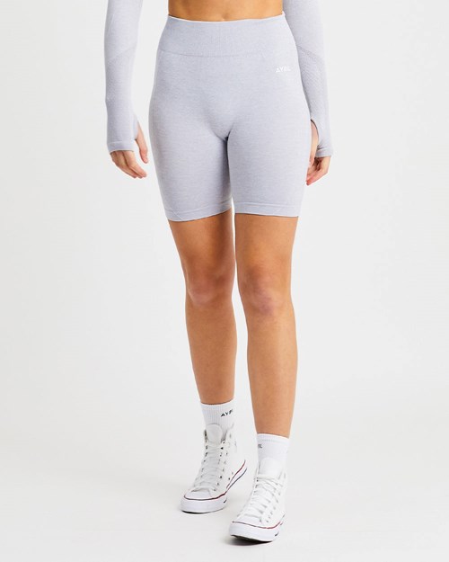 AYBL Motion Seamless Cycling Shorts Grise Clair | ECNKWQP-47