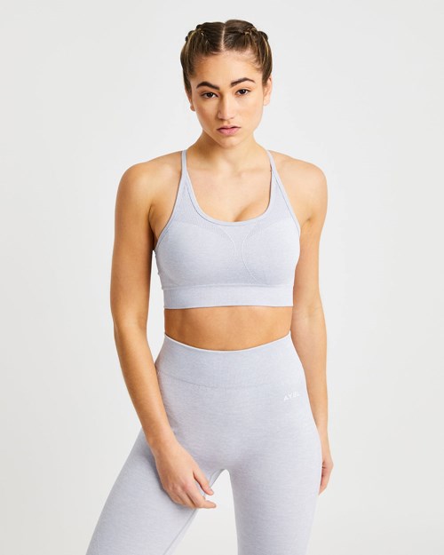 AYBL Motion Seamless Sports Bra Grise Clair | OYXBNTQ-08