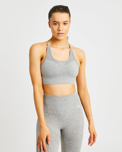 AYBL Motion Seamless Sports Bra Kaki | RJCAFQI-52