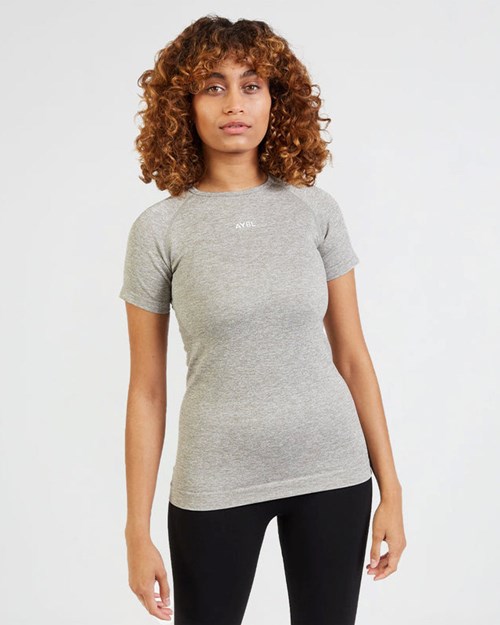 AYBL Motion Seamless T Shirt Kaki | EJDQUPW-32