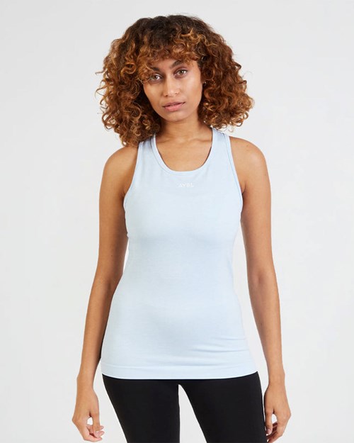AYBL Motion Seamless Vest Bleu | HPQAKON-83