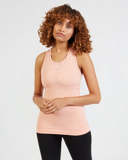 AYBL Motion Seamless Vest Peach | WDTUCMX-82