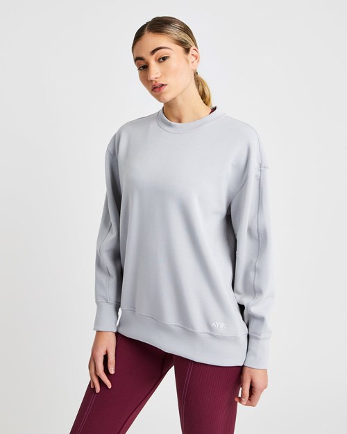 AYBL Oversized Jumper Grise | DEKLNHG-29
