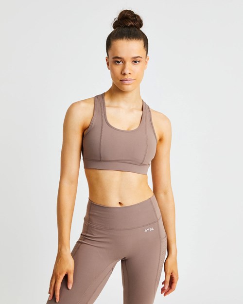 AYBL Pace Sports Bra Marron | BHGDTUJ-29