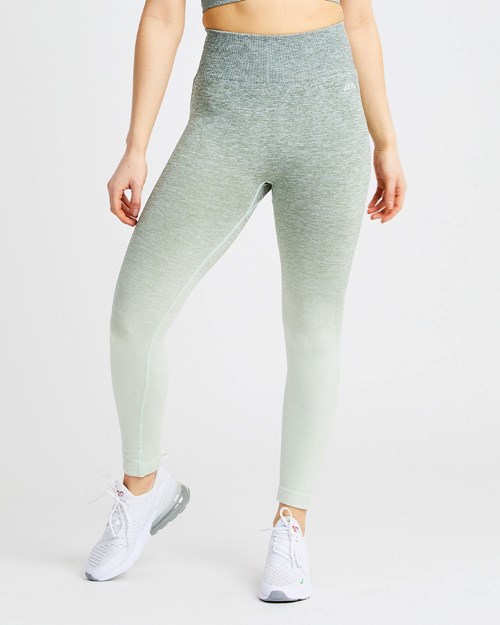 AYBL Pulse Ombré Seamless Leggings Kaki | QKYBACG-83