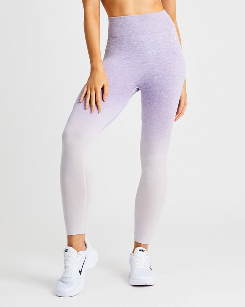 AYBL Pulse Ombré Seamless Leggings Lilac | RWZNXSO-32