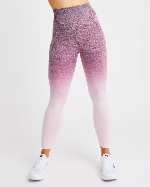AYBL Pulse Ombré Seamless Leggings Plum | HYIQZPM-05